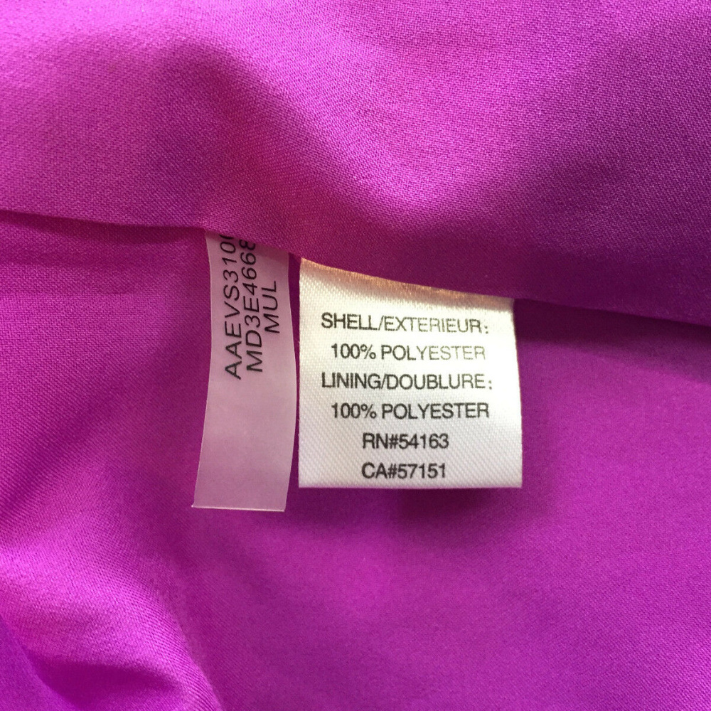 Andrew Marc S 6 Multi Color Print Shift Dress Cap - image 4